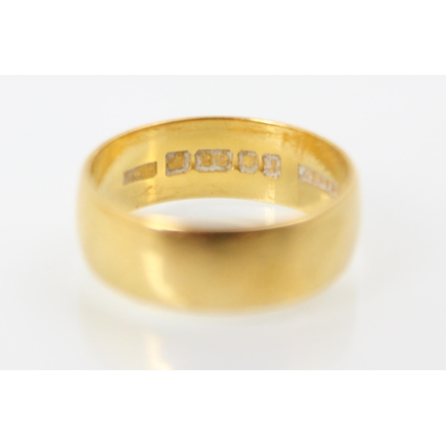 249 - A 22ct yellow gold wedding band, stamped 'WWLd' London 1964, 'Century', ring size N, 4.6gms