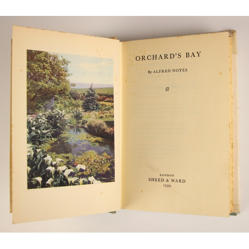 466 - Noyes (Alfred), ORCHARD'S BAY, first edition, illustrated blue cloth boards, DJ, colour lithographic... 