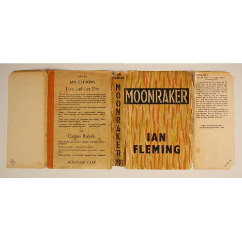 463A - JAMES BOND INTEREST: Fleming (I), MOONRAKER, 1st edition, unclipped DJ, black cloth boards, silver t... 