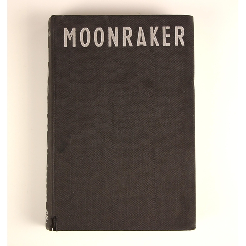 463A - JAMES BOND INTEREST: Fleming (I), MOONRAKER, 1st edition, unclipped DJ, black cloth boards, silver t... 