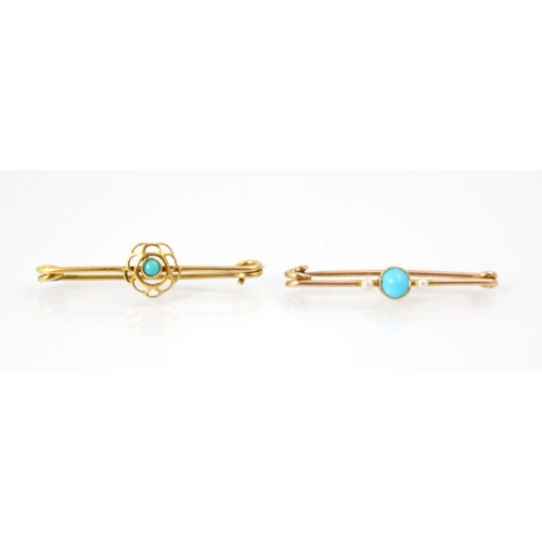 263 - An early 20th century untested sapphire and rose cut diamond stick pin, the central blue stone with ... 