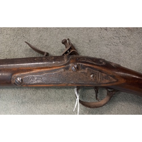 341 - A Flintlock Fowling gun by Griffin & Tow, circa 1775/80, the barrel struck with maker’s mark of Jose... 