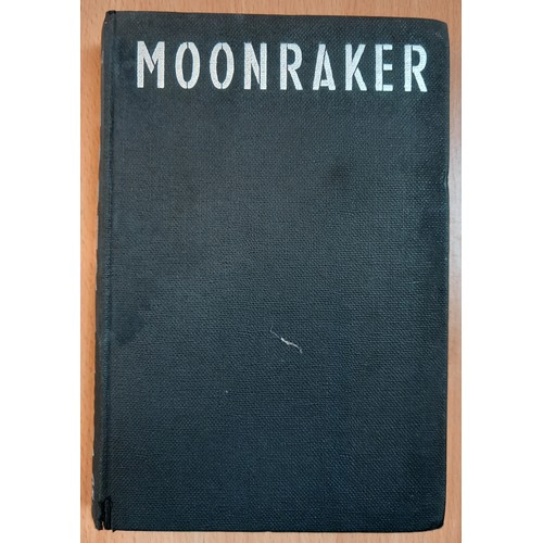 463A - JAMES BOND INTEREST: Fleming (I), MOONRAKER, 1st edition, unclipped DJ, black cloth boards, silver t... 