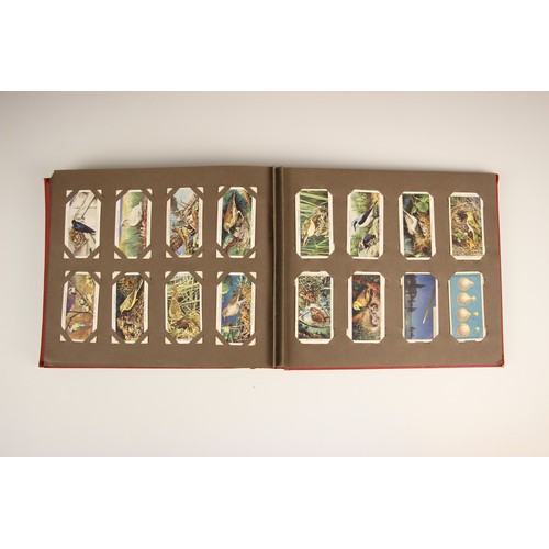 470 - A collection of five stamp albums and a folder, comprising: a Simplex Blank Album with world collect... 