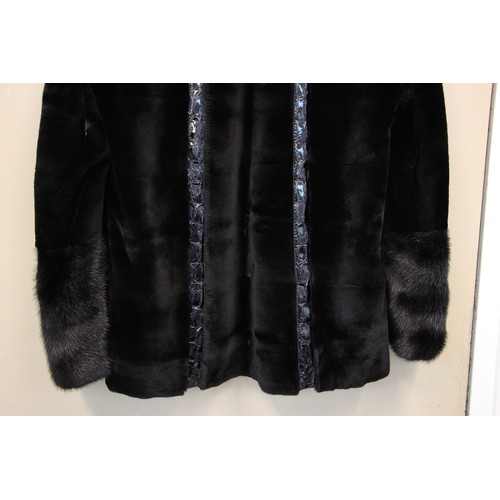 416 - A Nino Florence of Cannes for Saga Furs Royal half length ladies mink fur jacket, late 20th century,... 