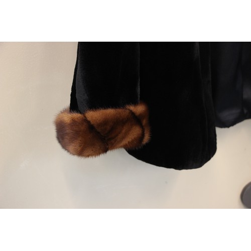 414 - A Claude Litz for Saga Mink Royal supreme quality ranched mink half length ladies fur jacket, late 2... 