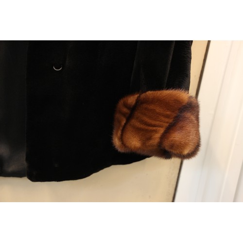 414 - A Claude Litz for Saga Mink Royal supreme quality ranched mink half length ladies fur jacket, late 2... 