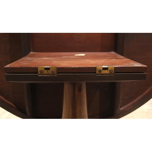 983 - An early Victorian rosewood and mahogany centre table, circa 1840, stamped M. Willson, 68 Great Quee... 