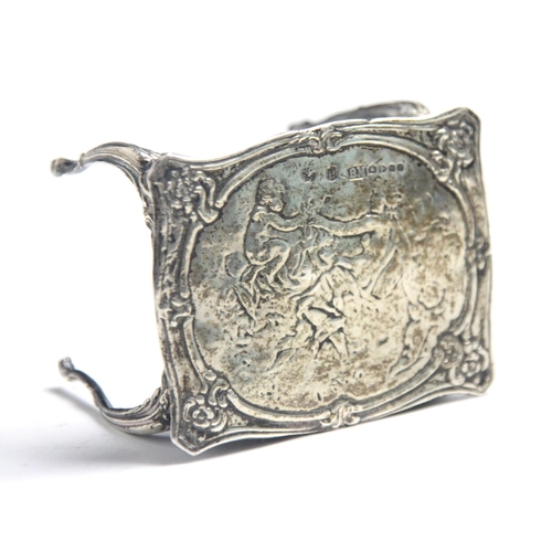 109 - A Victorian silver bijouterie model, B Muller and Son, import marks for Chester 1899, modelled as a ... 