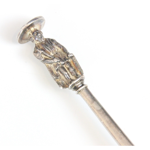 148 - A Victorian silver St Matthews apostle spoon, Robert Williams & Sons, Exeter 1847, the fig shaped bo... 