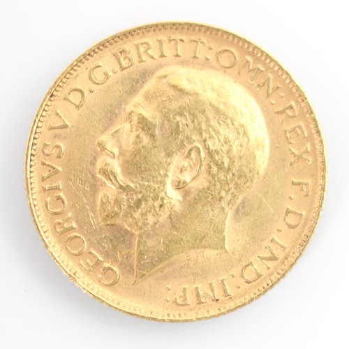 178 - A George V full sovereign, dated 1913, 8gms