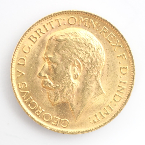 182 - A George V full sovereign, dated 1911, 8gms