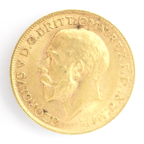 183 - A George V full sovereign, dated 1912, 8gms