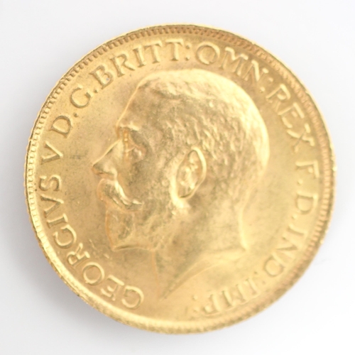 186 - A George V full sovereign, dated 1914, 8gms