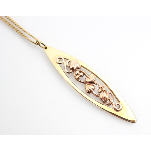 347 - A Clogau yellow gold 'Tree of life pendant' the openwork lozenge pendant with stylised foliate detai... 