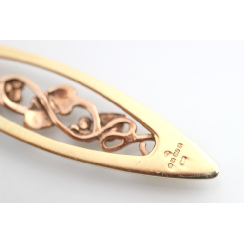 347 - A Clogau yellow gold 'Tree of life pendant' the openwork lozenge pendant with stylised foliate detai... 