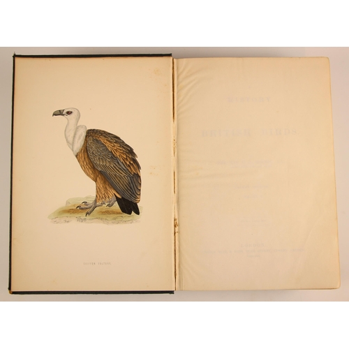 427 - Morris (Rev F.O.), A HISTORY OF BRITISH BIRDS, second edition, 6 vols, gilt embossed illustration to... 