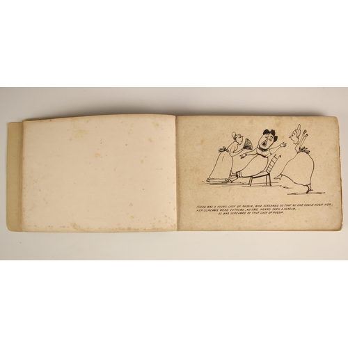 429 - Lear (Edward), A BOOK OF NONSENSE. BY DERRY DOWN DERRY, probably first edition, card boards with app... 