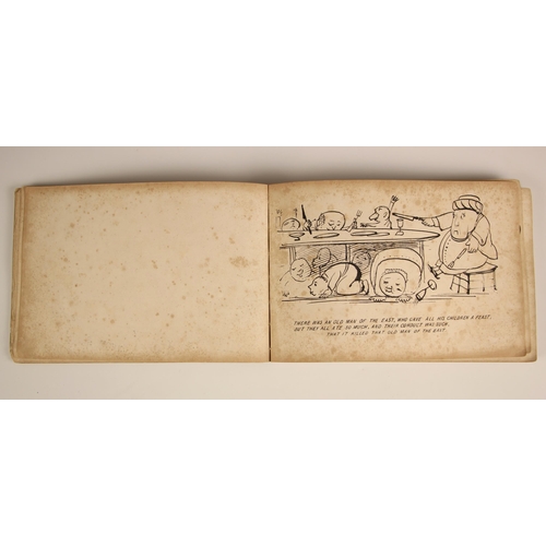 429 - Lear (Edward), A BOOK OF NONSENSE. BY DERRY DOWN DERRY, probably first edition, card boards with app... 