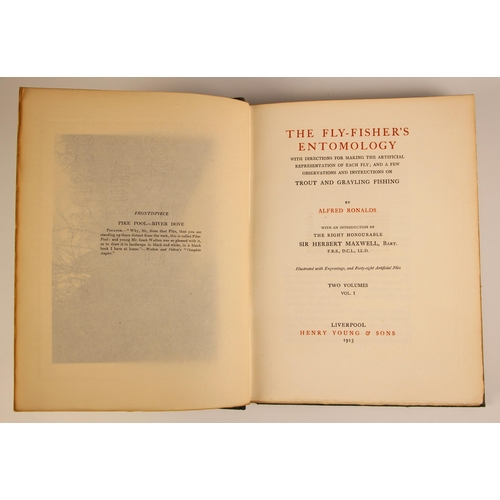 434 - Ronalds (Alfred), THE FLY-FISHER'S ENTOMOLOGY, 2 vols, limited edition numbered 90 of 250, signed by... 