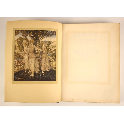 437 - Milton (John), COMUS, illustrated by Arthur Rackham, first edition, black and gilt illustrated DJ (a... 