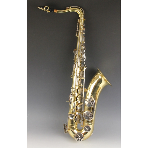 742 - A Yamaha YTS-25 tenor saxophone, serial number 005592, in fitted case, with associated stand