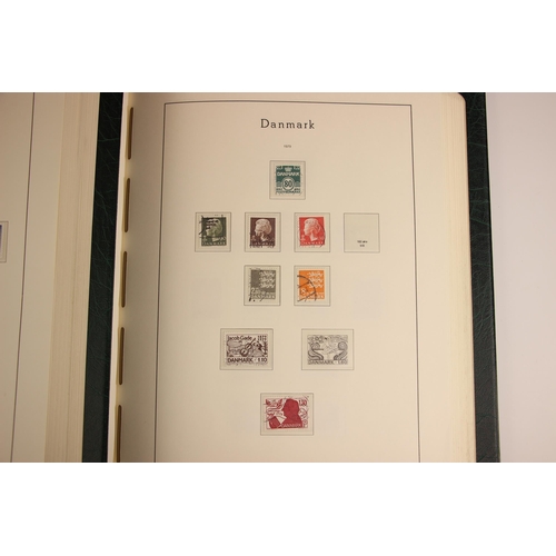 415 - An extensive Scandinavia stamp collection, comprising: Denmark - four albums of FDCs 1937-1991; thre... 