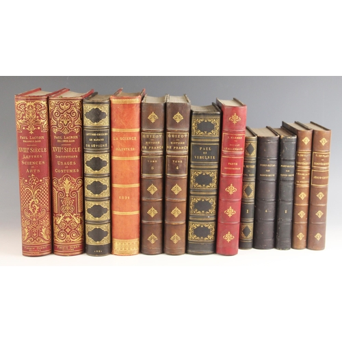 443 - DECORATIVE BINDINGS: A miscellany of French language decorative bindings, to include works by Molier... 