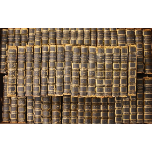 445 - DECORATIVE BINDINGS: A miscellany of decorative bindings, to include Scott (Sir Walter), THE WAVERLE... 