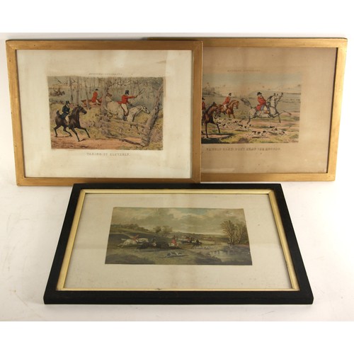 460 - After Henry Alken (British, 1785-1851),  
Five prints from the 'Hunting Incidents' series comprising... 