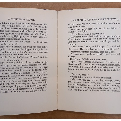 439 - Dickens (Charles), A CHRISTMAS CAROL, illustrated by Arthur Rackham, first edition, purple cloth boa... 