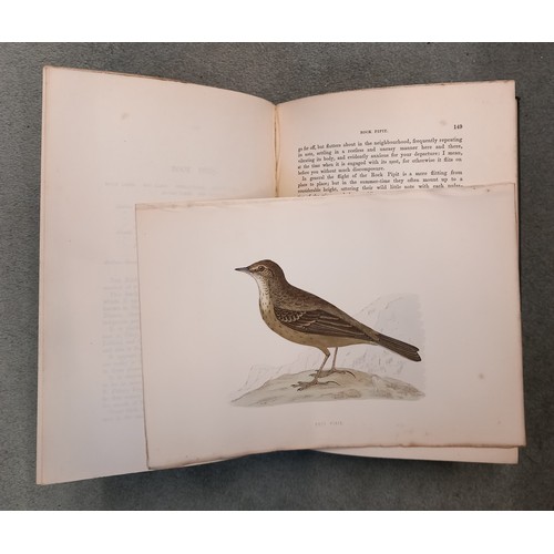 427 - Morris (Rev F.O.), A HISTORY OF BRITISH BIRDS, second edition, 6 vols, gilt embossed illustration to... 