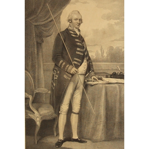 188 - After Henry Edridge (British, 1769-1821),  
A full length portrait of James Cecil, 1st Marquess of S... 