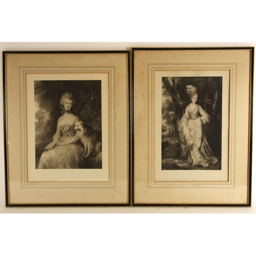 192 - Five 19th century prints after female society portraits, comprising: Elizabeth Stanley Countess Of D... 