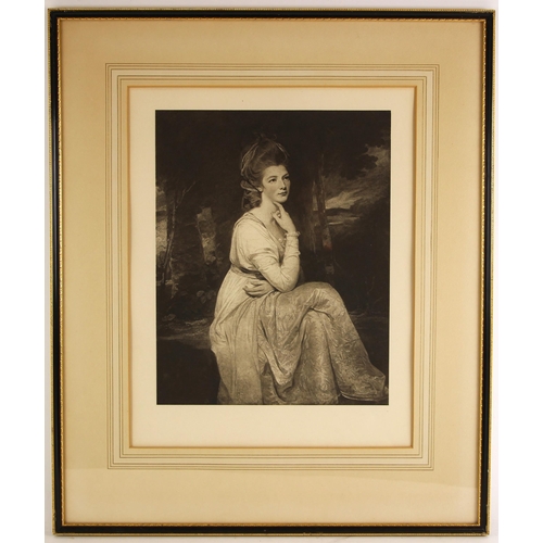 192 - Five 19th century prints after female society portraits, comprising: Elizabeth Stanley Countess Of D... 