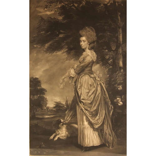 195 - After Sir Joshua Reynolds (British, 1723-1792),  
A full length portrait of Emily Mary, Countess Of ... 