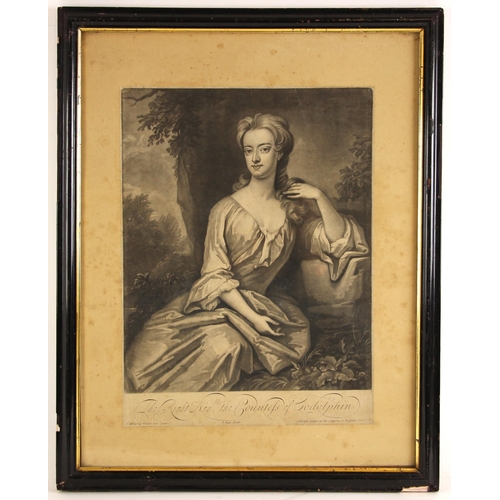 205 - After Sir Godfrey Kneller (German/British, 1646-1723),  
A three quarter length portrait of Henriett... 