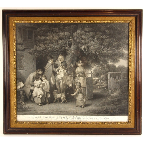 211 - After William Redmore Bigg (British, 1755-1814),  
'Sunday Morning, A Cottage Family Going To Church... 