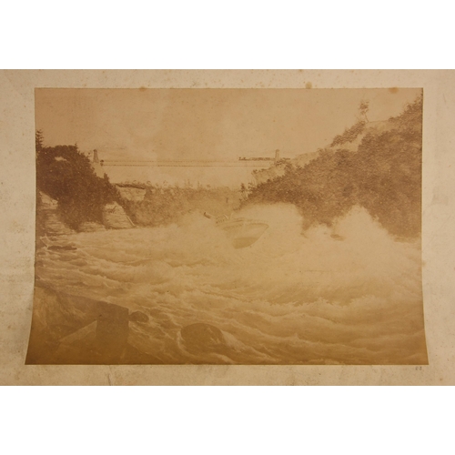 173 - A North American albumen print of large proportions, mid to late 19th century, depicting Niagara Fal... 