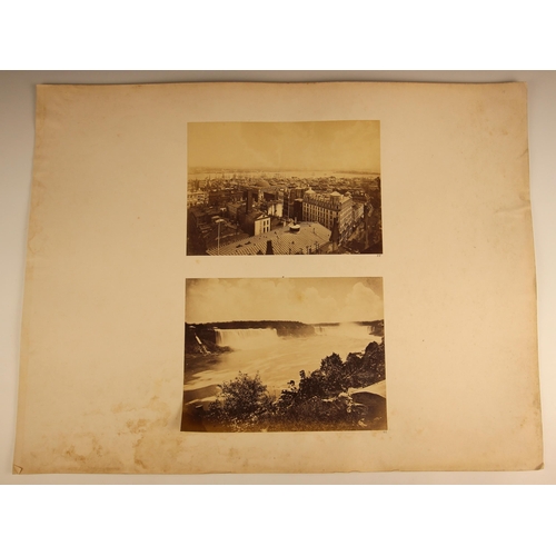 173 - A North American albumen print of large proportions, mid to late 19th century, depicting Niagara Fal... 