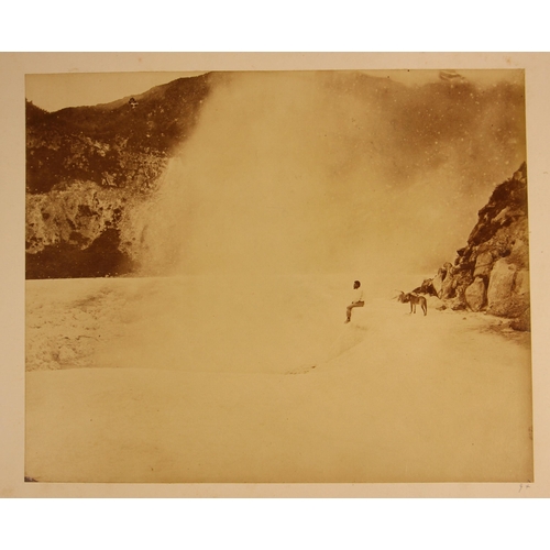 173 - A North American albumen print of large proportions, mid to late 19th century, depicting Niagara Fal... 