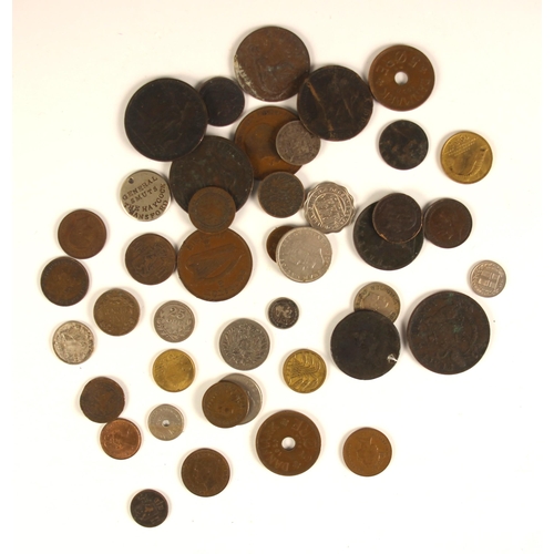 49 - A collection of British and Continental silver, copper, and cupronickel pre decimal and decimal coin... 