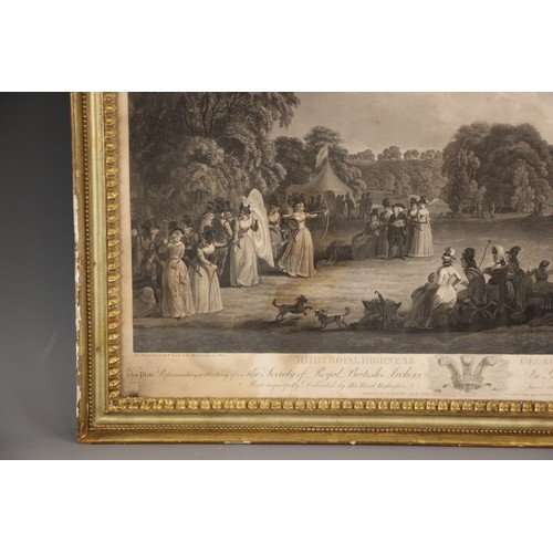 216 - After Robert Smirke RA (British, 1753-1845) and John Emes (British, 1762–1810),  
'A Meeting of the ... 