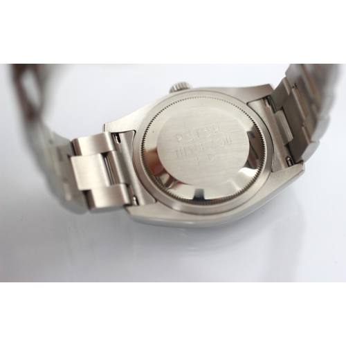 117 - A Rolex Oyster Perpetual Datejust wristwatch, the white circular dial with Roman numerals and date a... 