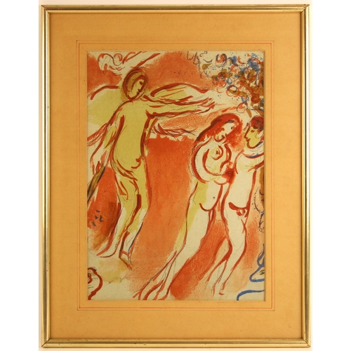 339 - Marc Chagall (1887-1985),  
'Adam Et Eve Chasses Du Paradis Terrestre',  
Limited edition colour lit... 