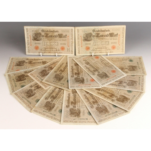 110 - 40 Imperial German one thousand Reichmark dated 21st April 1910