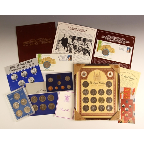 108 - A collection of Royal Mint UK proof coin collections including 1985, 1988, 1989, 1990, 1991, 1992, 1... 