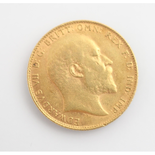 115 - An Edward VII full sovereign, dated 1906, 8gms