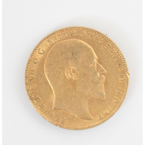 119 - An Edward VII full sovereign, dated 1907, 8gms