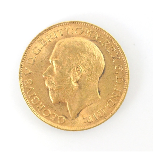 71 - A George V full sovereign, dated 1912, 8gms